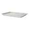 Eco-Products 10.52 in. x 8.5 in. x 0.5 in. Sugarcane Fiber Meat and Produce Food Trays - White (300/Carton)